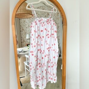 Lake pajamas  Lip Print sleep dress